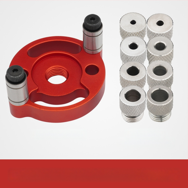 DARE vienkāršs caurumu pozicionēšanas rīks koksnei — adaptīvs centra caurumu marķieris, saderīgs ar 6/8/10 tērauda vai nerūsējošā tērauda uzgaļiem; svars 0,14 kg