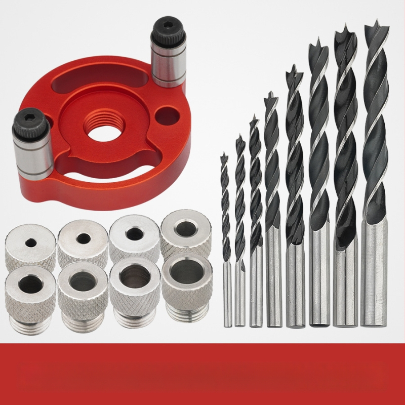 DARE vienkāršs caurumu pozicionēšanas rīks koksnei — adaptīvs centra caurumu marķieris, saderīgs ar 6/8/10 tērauda vai nerūsējošā tērauda uzgaļiem; svars 0,14 kg