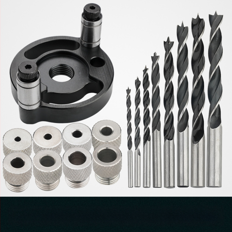 DARE vienkāršs caurumu pozicionēšanas rīks koksnei — adaptīvs centra caurumu marķieris, saderīgs ar 6/8/10 tērauda vai nerūsējošā tērauda uzgaļiem; svars 0,14 kg