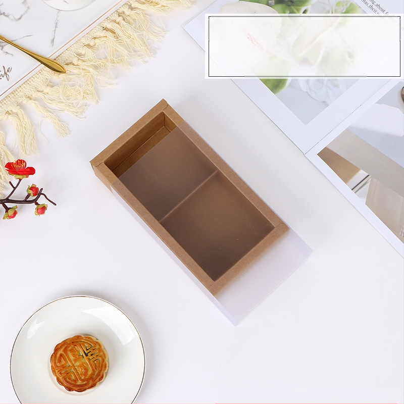 Mooncake dovanų dėžutė su kiaušinio trynio įdaru, matinė skaidri pakuotė, karštas įspaudas (Kilmė: Wenzhou; Apdorojimas ir pritaikymas: Ne; Prekės ženklas: A Kun; Personalizavimas: Ne)