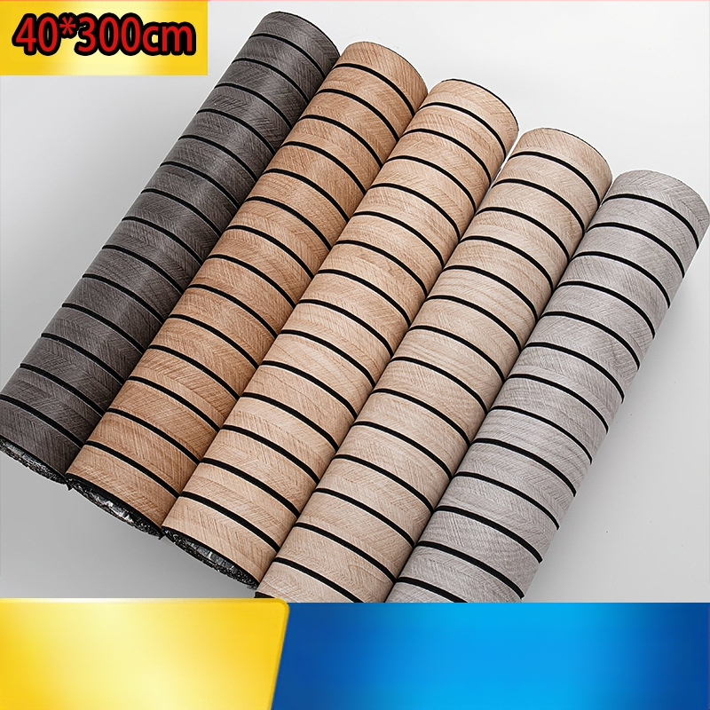 Tapet autoadeziv 3D cu aspect lemn – PVC; impermeabil, rezistent la umezeală și pete; 1 rulon