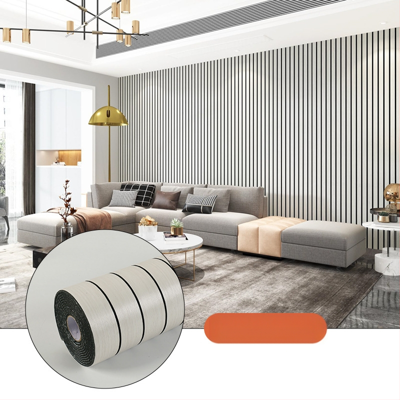 Tapet autoadeziv 3D cu aspect lemn – PVC; impermeabil, rezistent la umezeală și pete; 1 rulon