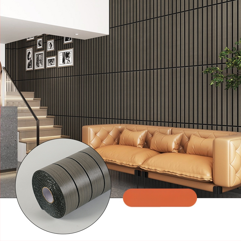 Tapet autoadeziv 3D cu aspect lemn – PVC; impermeabil, rezistent la umezeală și pete; 1 rulon