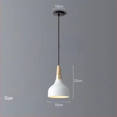 Σκανδιναβικός τρικεφαλικός κρεμαστός λαμπτήρας από σίδηρο με LED, 220V, μοντέλο AL0038