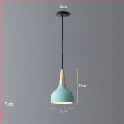 Σκανδιναβικός τρικεφαλικός κρεμαστός λαμπτήρας από σίδηρο με LED, 220V, μοντέλο AL0038