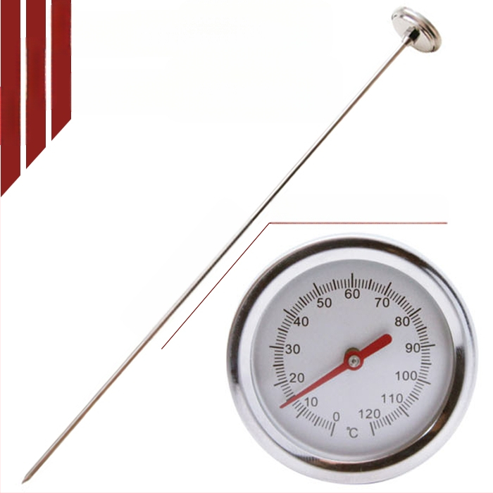 Magas precíziós hőmérő élelmiszerek, komposzt, talaj és víz hőmérsékletéhez