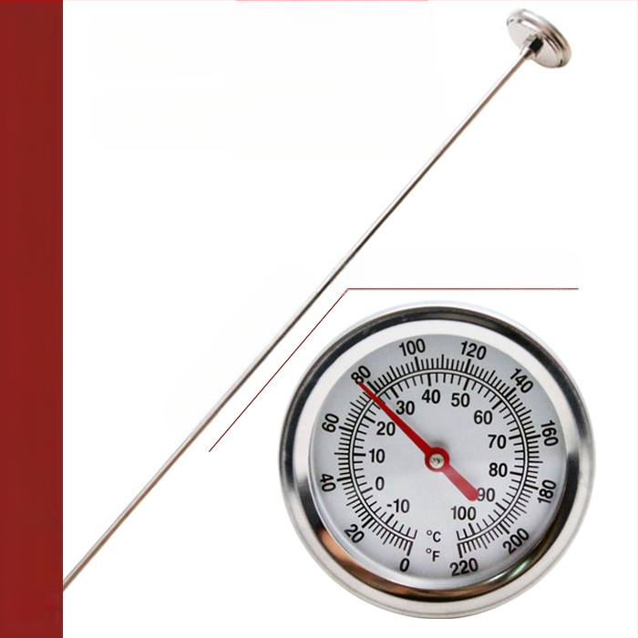 Magas precíziós hőmérő élelmiszerek, komposzt, talaj és víz hőmérsékletéhez