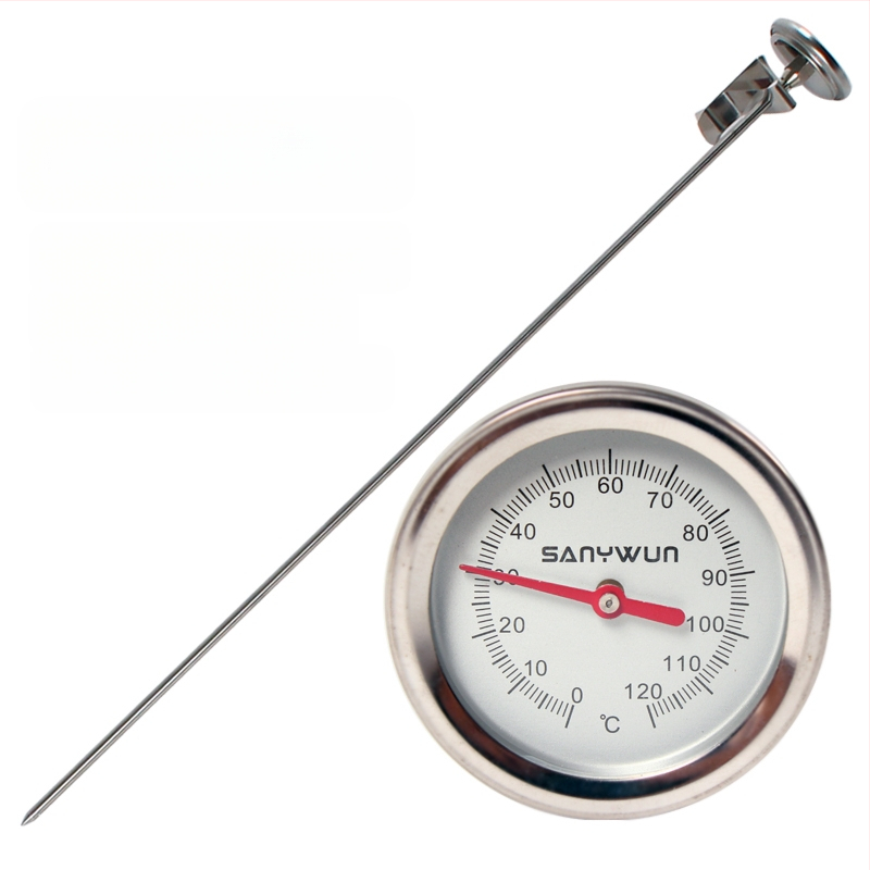 Magas precíziós hőmérő élelmiszerek, komposzt, talaj és víz hőmérsékletéhez