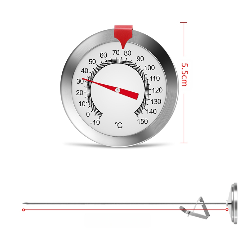 Magas precíziós hőmérő élelmiszerek, komposzt, talaj és víz hőmérsékletéhez