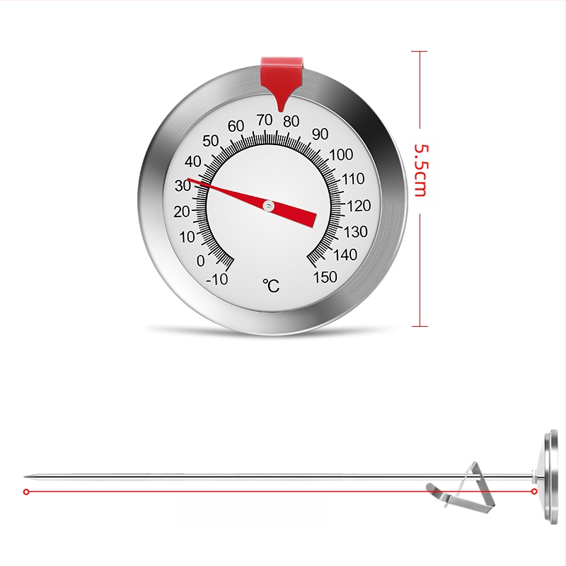 Magas precíziós hőmérő élelmiszerek, komposzt, talaj és víz hőmérsékletéhez