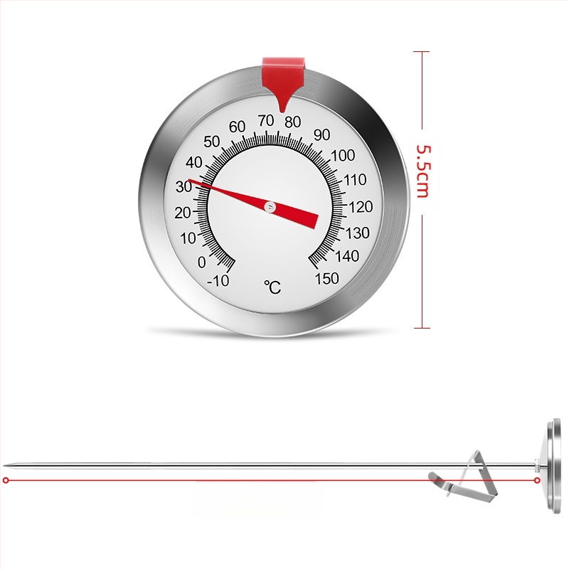 Magas precíziós hőmérő élelmiszerek, komposzt, talaj és víz hőmérsékletéhez