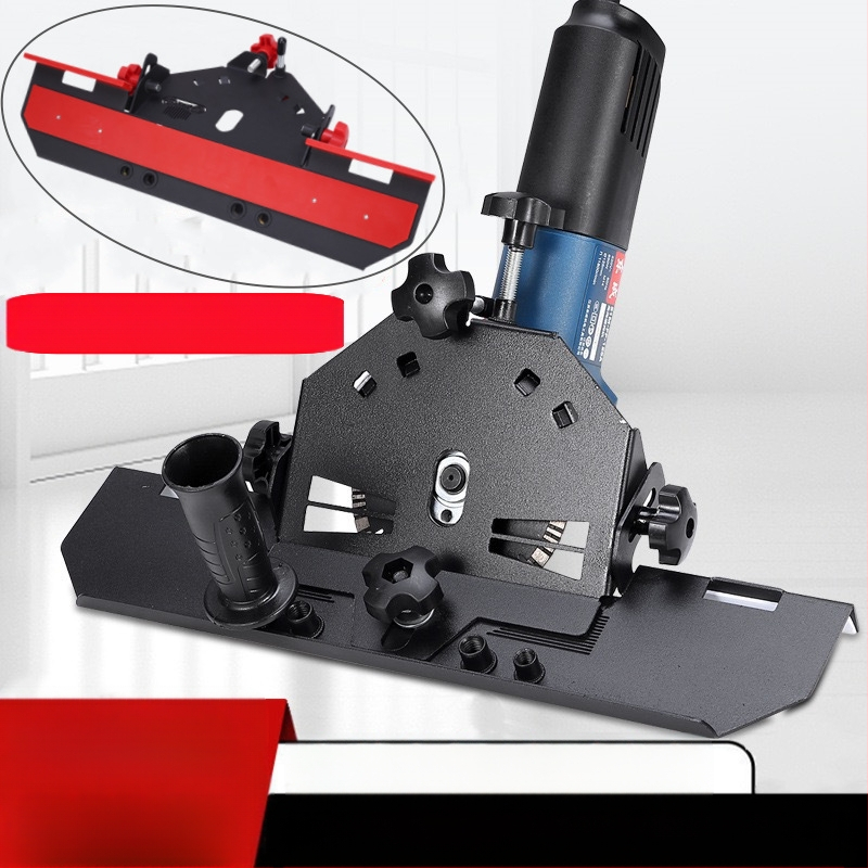 Kampinis šlifuoklis - priedas keraminių plytelių kraštų apipjaustymui, 45° kampas, 220V, suderinamas su diskais 115/125 mm