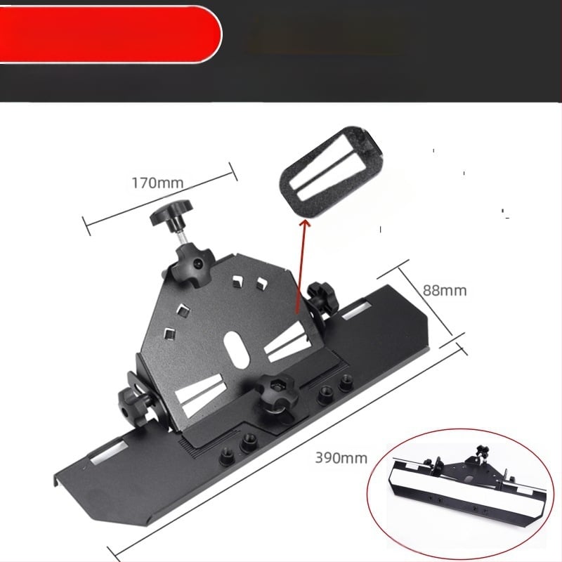 Kampinis šlifuoklis - priedas keraminių plytelių kraštų apipjaustymui, 45° kampas, 220V, suderinamas su diskais 115/125 mm