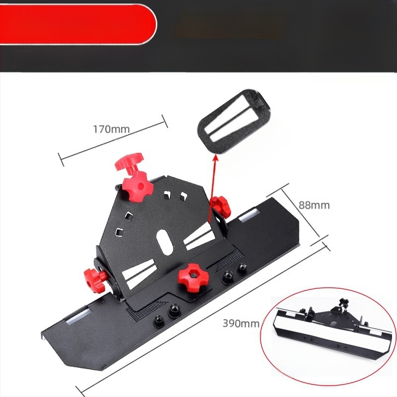 Kampinis šlifuoklis - priedas keraminių plytelių kraštų apipjaustymui, 45° kampas, 220V, suderinamas su diskais 115/125 mm
