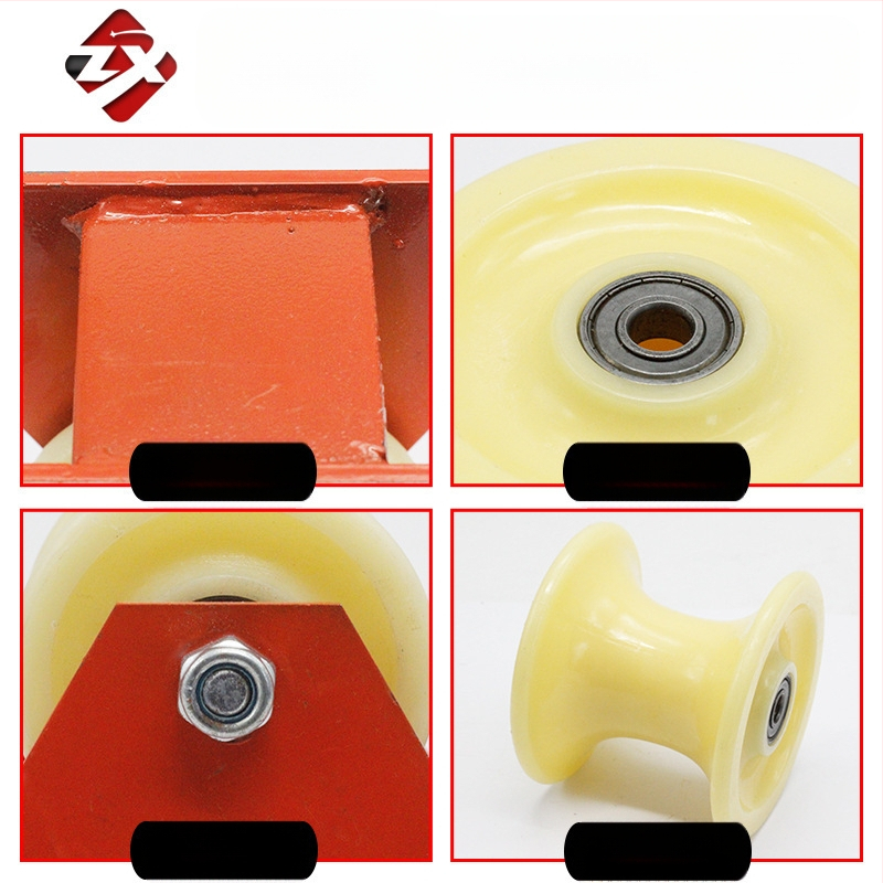 Ръчна ролкова лебедка за работа на височина с двойна въжена навивка, защитно колело и въжена система за ъгъл на стена – Runfa Power Technology