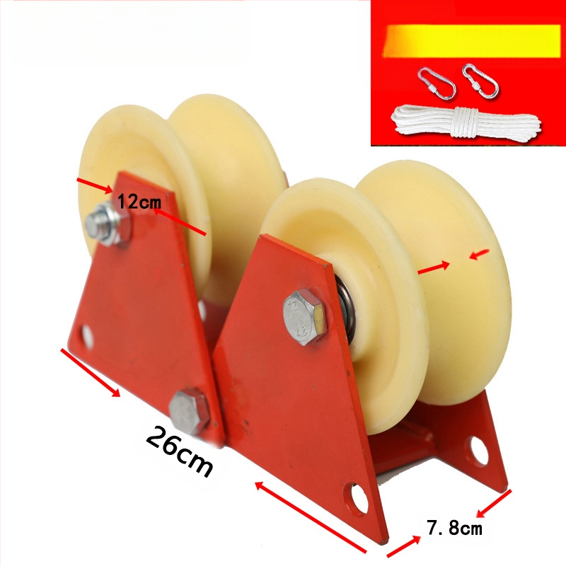 Ръчна ролкова лебедка за работа на височина с двойна въжена навивка, защитно колело и въжена система за ъгъл на стена – Runfa Power Technology