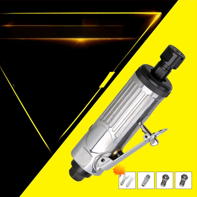 Пневматична машина за гравиране и шлайфане със ъглов накрайник, компактна въздушна шлайфмашина за полиране