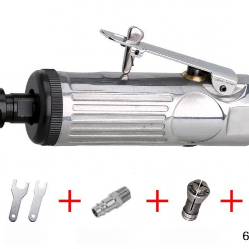 Пневматична машина за гравиране и шлайфане със ъглов накрайник, компактна въздушна шлайфмашина за полиране