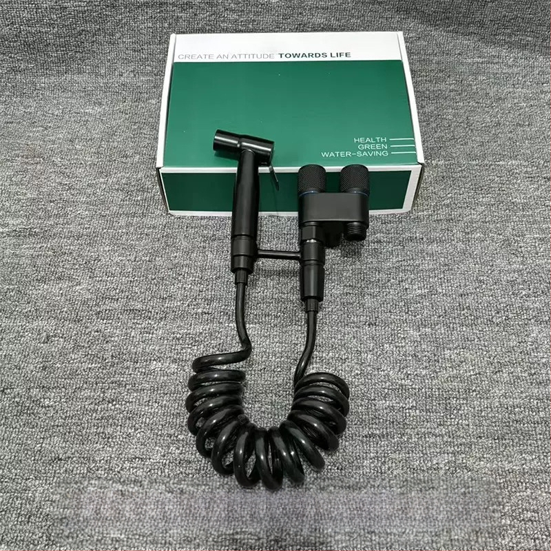 Пръскачка за тоалетна от неръждаема стомана, вградена в стената, 1 вход/2 изхода, Ø20 мм вътрешен диаметър, работно налягане 1 MPa