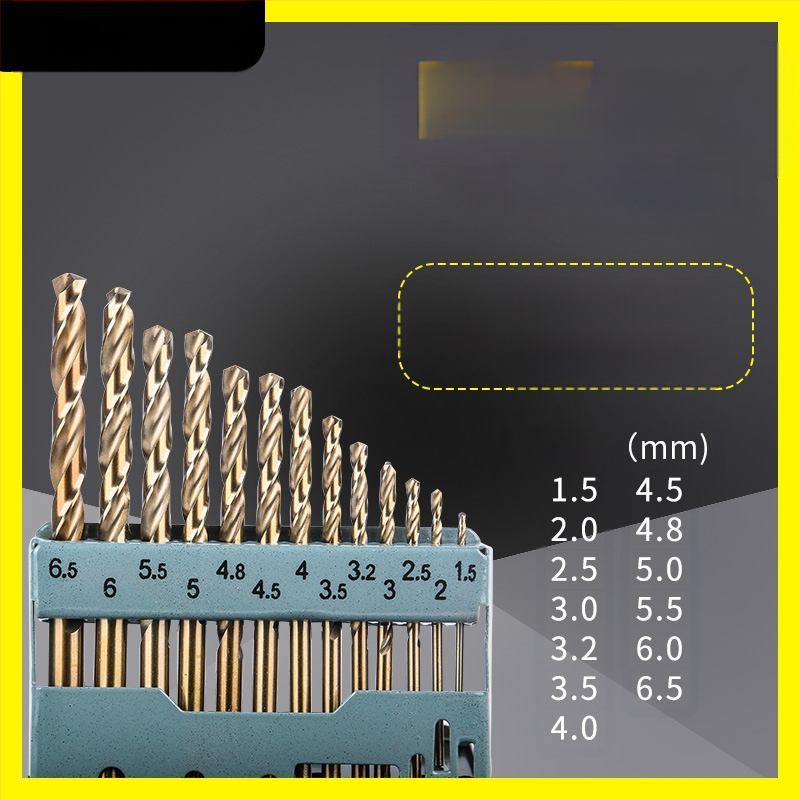 Многофункционален комплект спирални свредла за дърво и строителство; подходящ за керамични плочки и стъкло; включва бит за отвертка и разширител