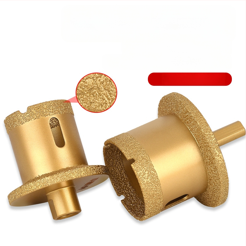 Meier Shield MH0189 Диамантен ъглов шлайф за пробиване на дупки в плотове за мивка (камък и керамика) — Бразиращ процес, предназначен за камък