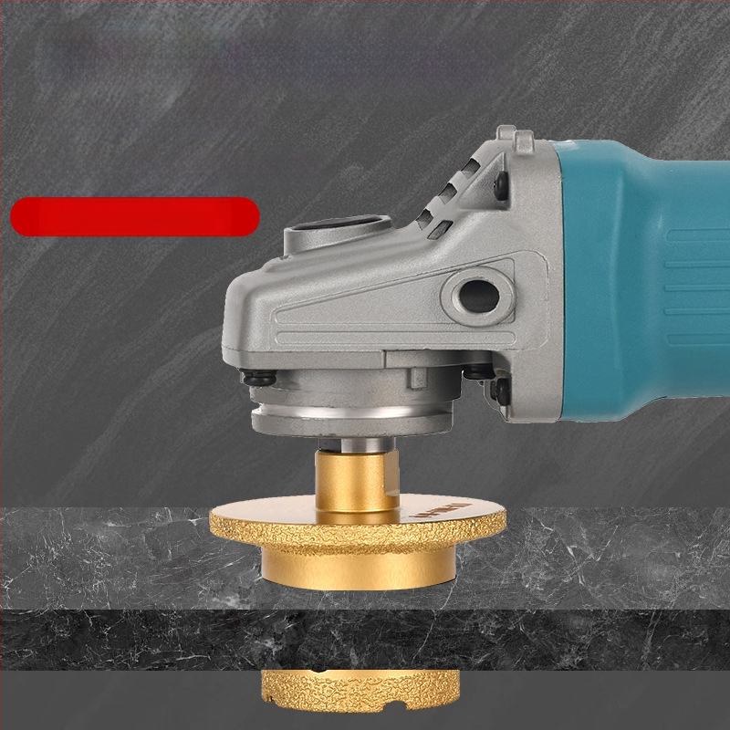 Meier Shield MH0189 Диамантен ъглов шлайф за пробиване на дупки в плотове за мивка (камък и керамика) — Бразиращ процес, предназначен за камък