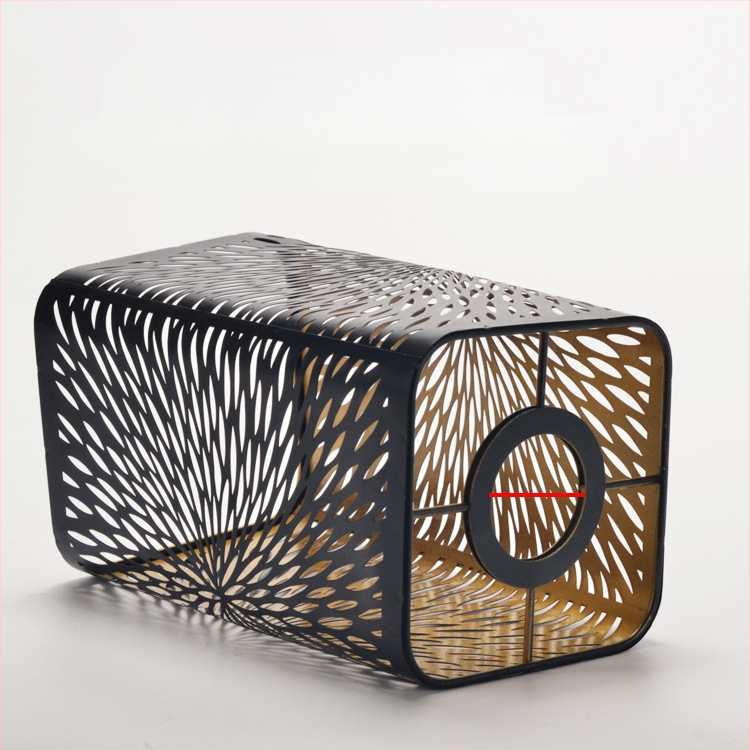 Αλουμινένιο κάλυμμα λαμπτήρα με λέιζερ χάραξη, μεταλλική επιφάνεια; επιλογές μορφών: ευθύς, τετράγωνος ή κυκλικός