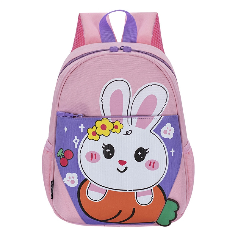 Unisex bērnudārza mugursoma no Oxford auduma, elpojoša, ūdensizturīga un ļoti viegla, mīļa dzīvnieku raksts