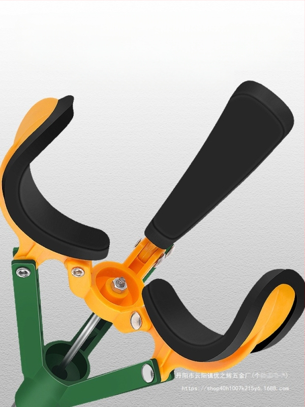  Vaisių rinktuvas su teleskopine lazda ir trim nagų laikikliais aukštoms šakoms