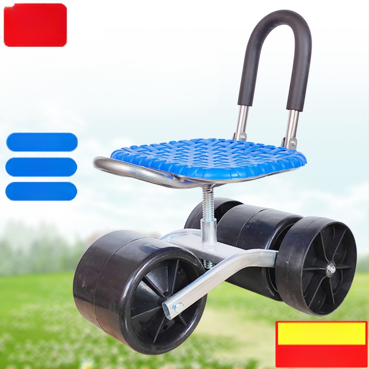 Kazutomo Žemės ūkio mobilusis suoliuko vežimėlis – lauko ir namų naudojimui (Modelis: Default)