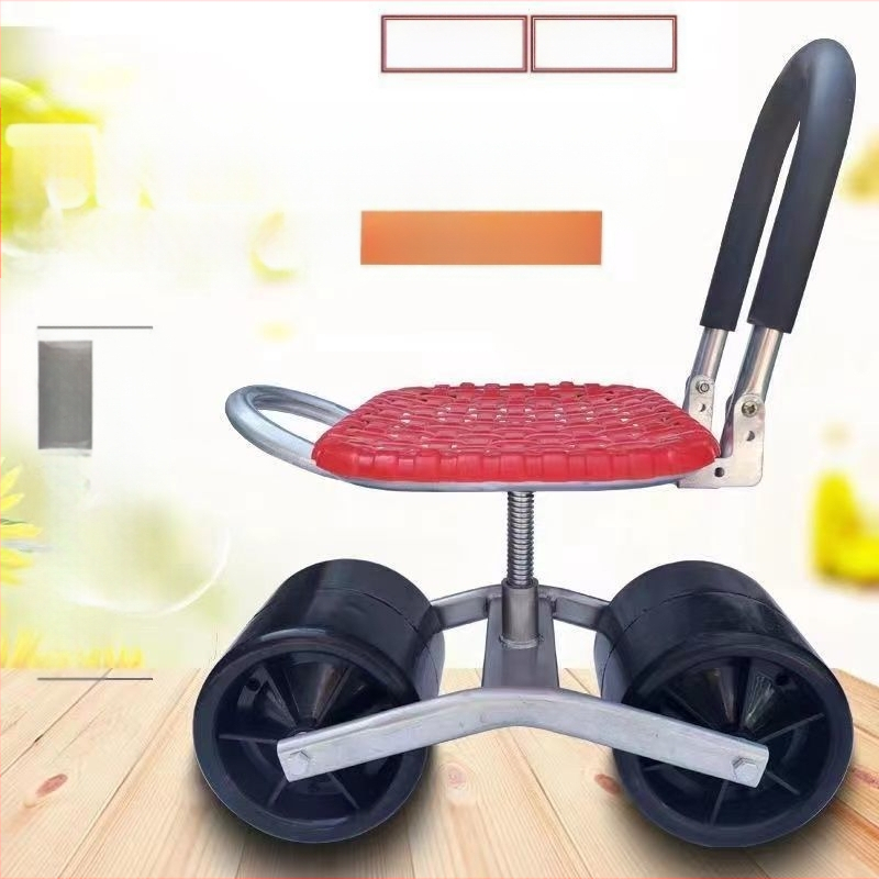 Kazutomo Žemės ūkio mobilusis suoliuko vežimėlis – lauko ir namų naudojimui (Modelis: Default)