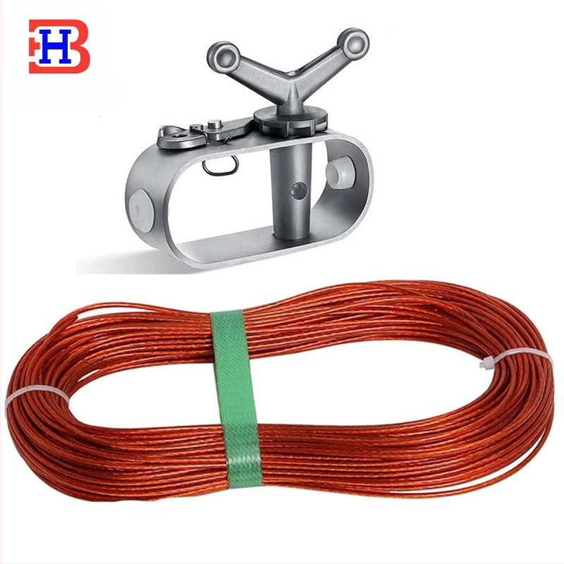 Maihong ръчен стягач за кабел за покриване на басейни — стоманено въже