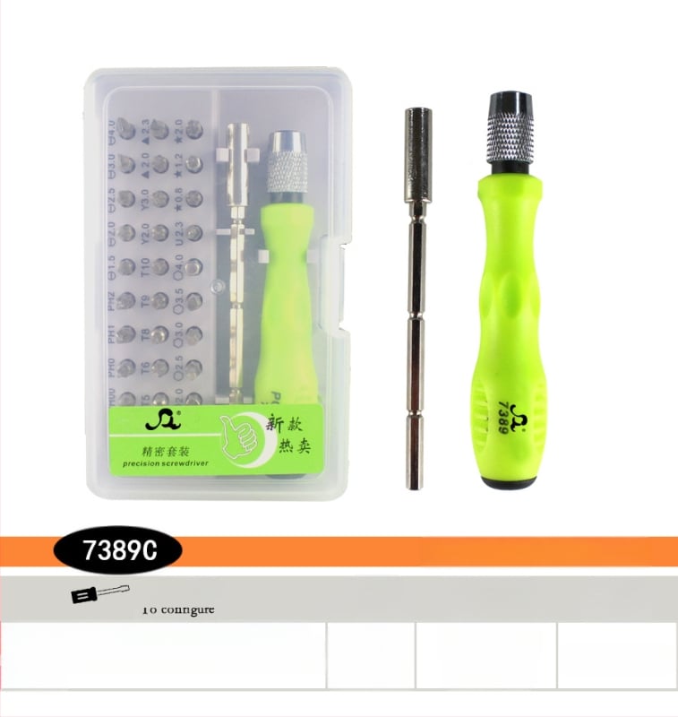 132-in-1 tikslus atsuktuvų rinkinys išmaniesiems telefonams, akinėms ir kompiuteriams — chromo-vanadžio plienas, magnetinis, be izoliacijos, svoris 0.643, Shenggong Hardware