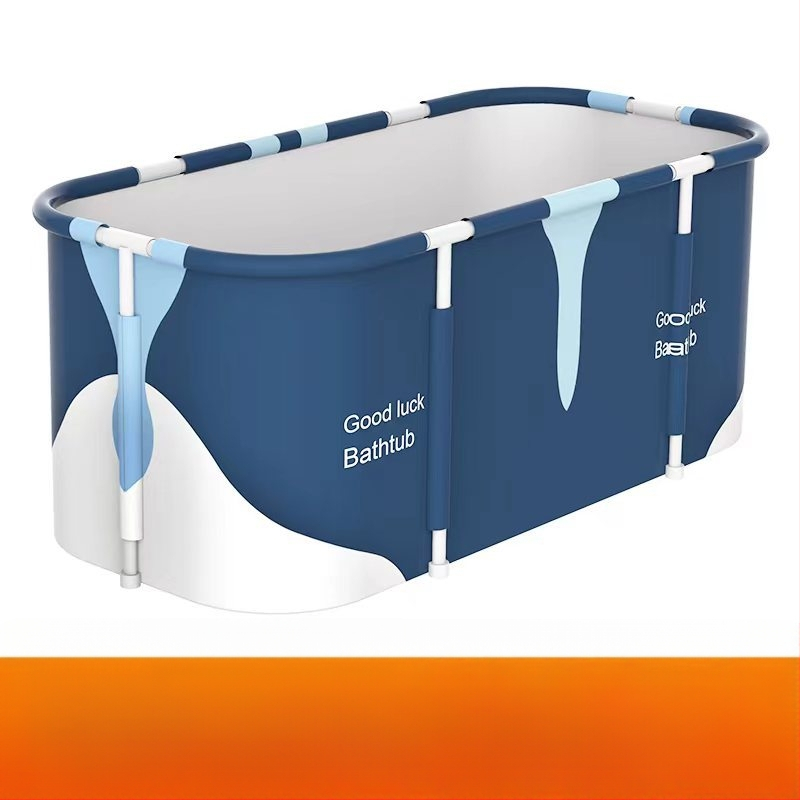 Sulankstomas vonios kibiras suaugusiems, viso kūno voniai namuose, medžiagos: Oxford audinys, PVC ir perlų medvilnė, sulankstomas, pastovi temperatūra