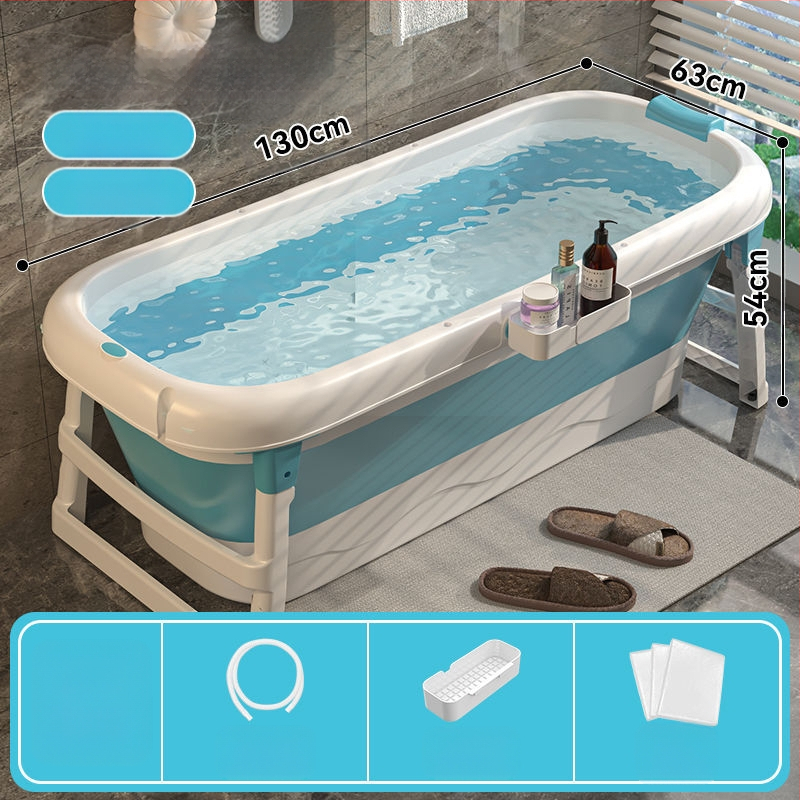 Sulankstoma vonia suaugusiems, be įrengimo, plastikinė, kairysis šono skydelis, grindų statomas čiaupas