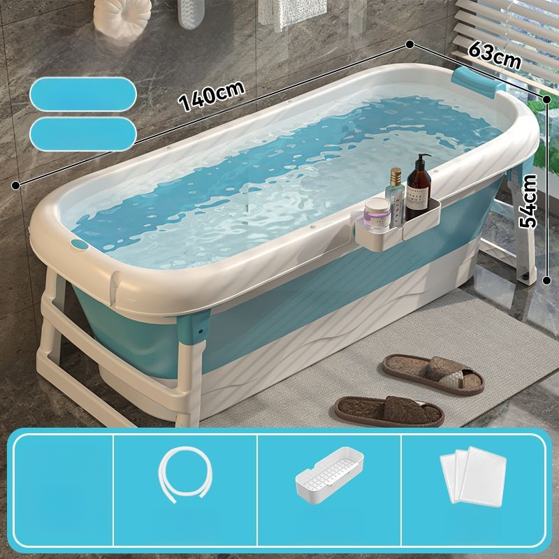 Sulankstoma vonia suaugusiems, be įrengimo, plastikinė, kairysis šono skydelis, grindų statomas čiaupas