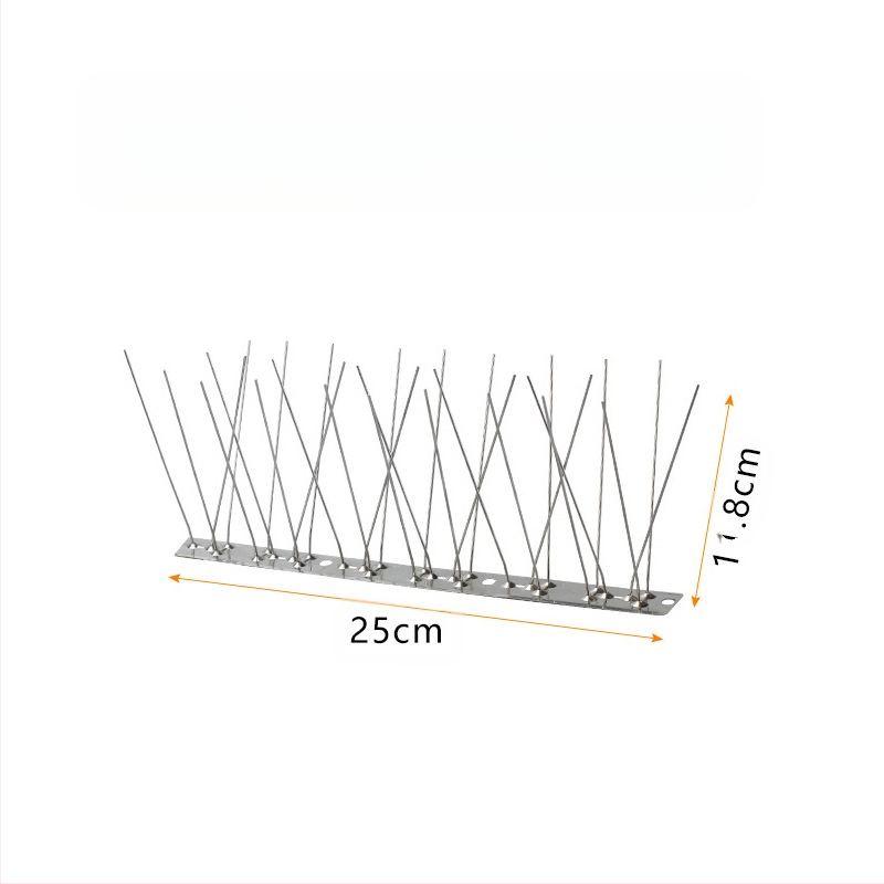 Шипове за птици, 304 неръждаема стомана, модел N01, защита на градини и разсадници от птици и котки
