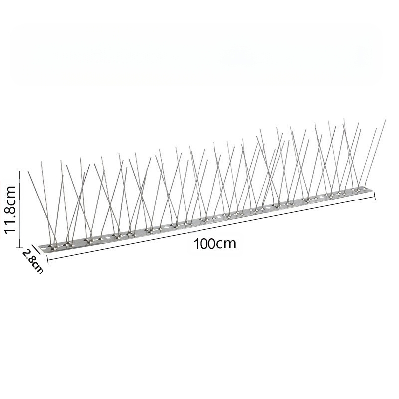 Шипове за птици, 304 неръждаема стомана, модел N01, защита на градини и разсадници от птици и котки