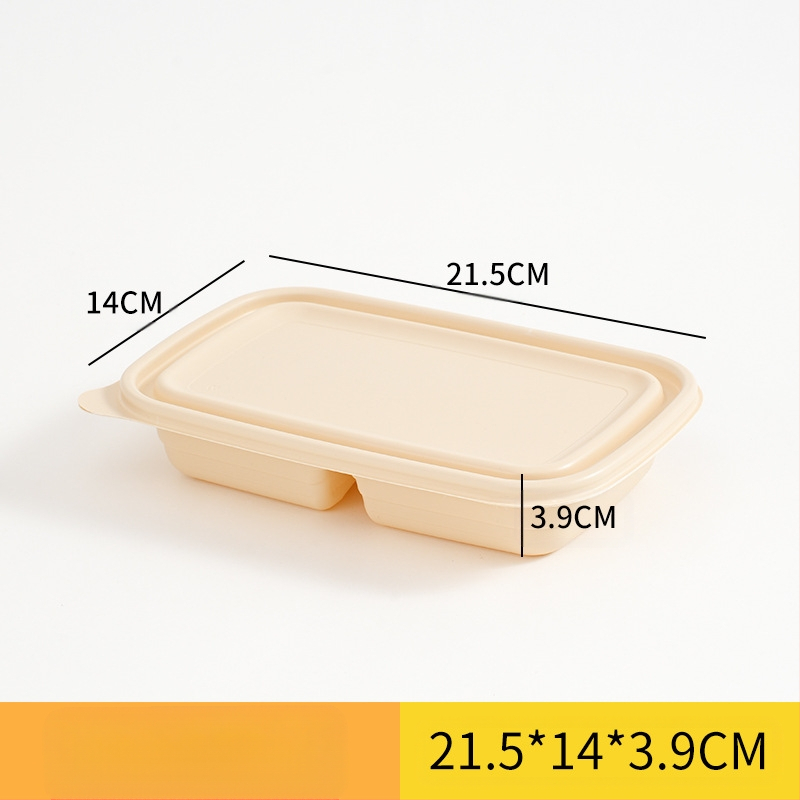 Egyszer használatos ebédes doboz japán stílusban egy személyre szóló, több rekeszes, különböző kapacitásokkal, 2 mm vastagságú, biológiailag lebomló anyagból, testreszabható