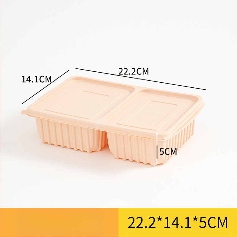 Egyszer használatos ebédes doboz japán stílusban egy személyre szóló, több rekeszes, különböző kapacitásokkal, 2 mm vastagságú, biológiailag lebomló anyagból, testreszabható
