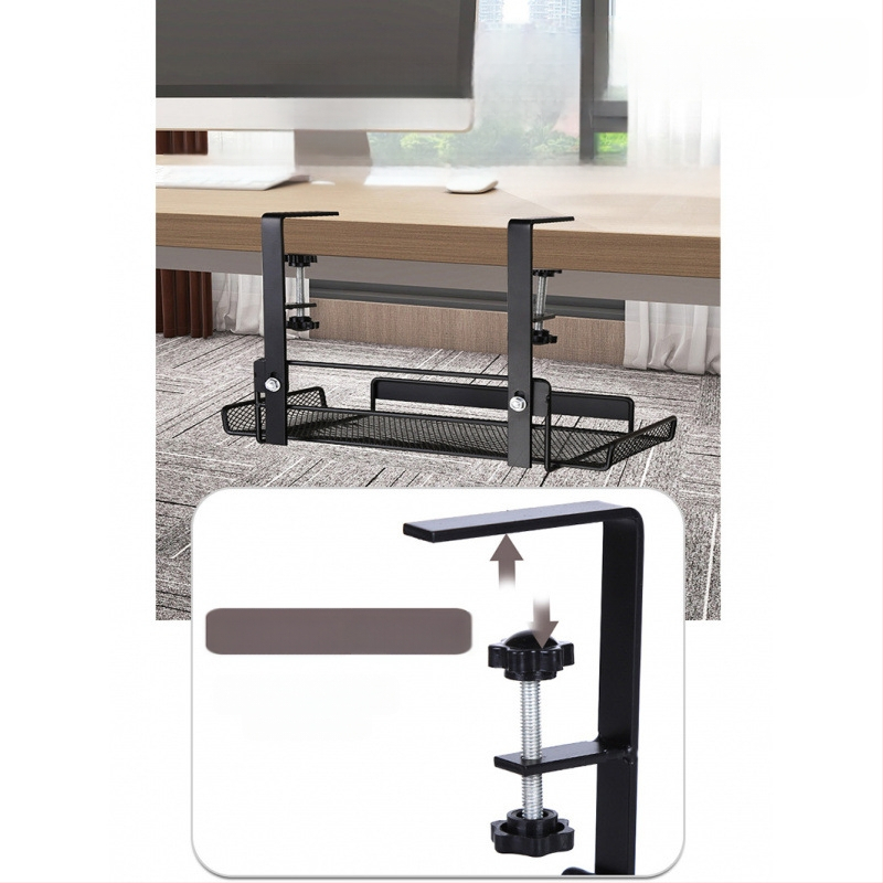 Zem galda kabelu pārvaldības organizators datu kabeliem – uzstādīšana bez urbšanas, Silk Yi Power Factory