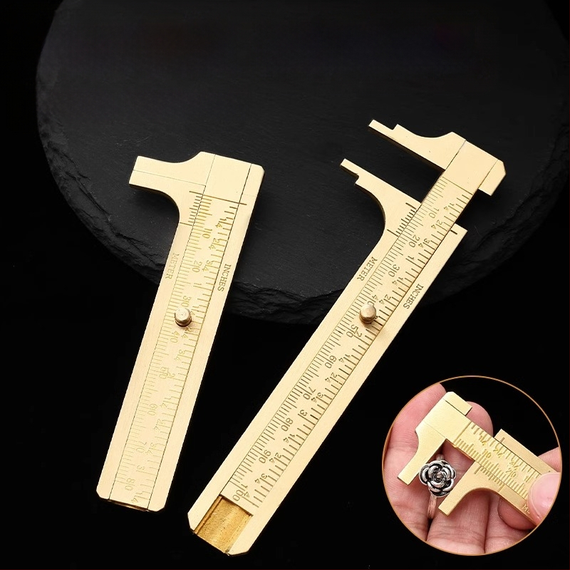 Ψηφιακός βερνιέρ μετρητής κοσμημάτων – Υψηλής ακρίβειας, Καθαρός Χαλκός, LCD Οθόνη, Για Μέτρηση Μικρών Κοσμημάτων και Μινιατούρων Συλλογών