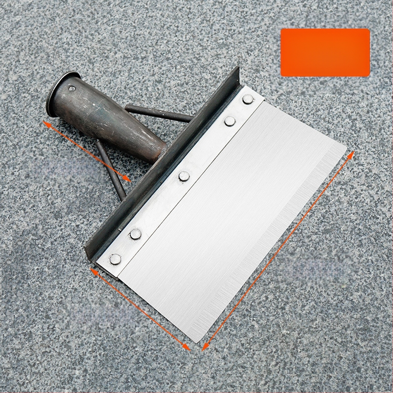 Mangano plieno sniego kastuvė su dantyta mentele, skirta žemės ūkiui, galvijų laikymui ir namų tvarkymui