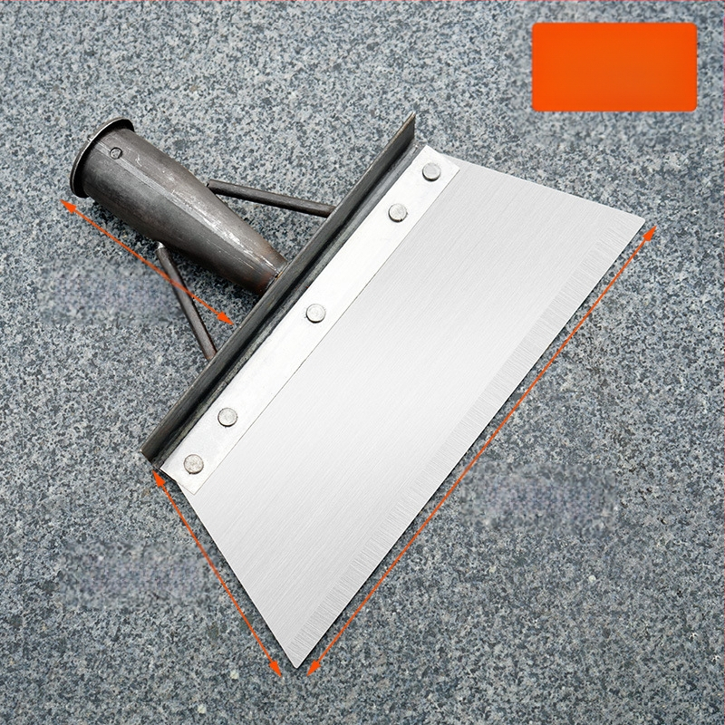 Mangano plieno sniego kastuvė su dantyta mentele, skirta žemės ūkiui, galvijų laikymui ir namų tvarkymui