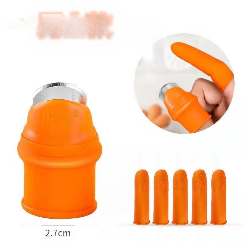 Нож за беритба на плодове и зеленчуци — малък резец за обиране на боб, череши, грозде и чушки; дизайн с щипков връх и нож за палец