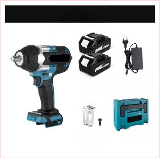 Ударен гайковерт безчетков, безжичен, с LED светлина, въртящ момент 1000 Nm, 21V батерия, обратимо завъртане