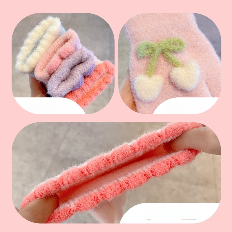 Djevojčice pletene rukavice – tople i otporne na vjetar, s pet prstiju, za zimu, proljeće i jesen, uzrast 6–12 godina