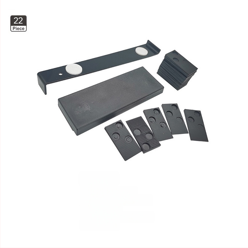 Комплект инструменти за монтиране на дървен под – въглеродна стомана, 45 части, 1,65 кг, 35/40 мм, Домашна употреба