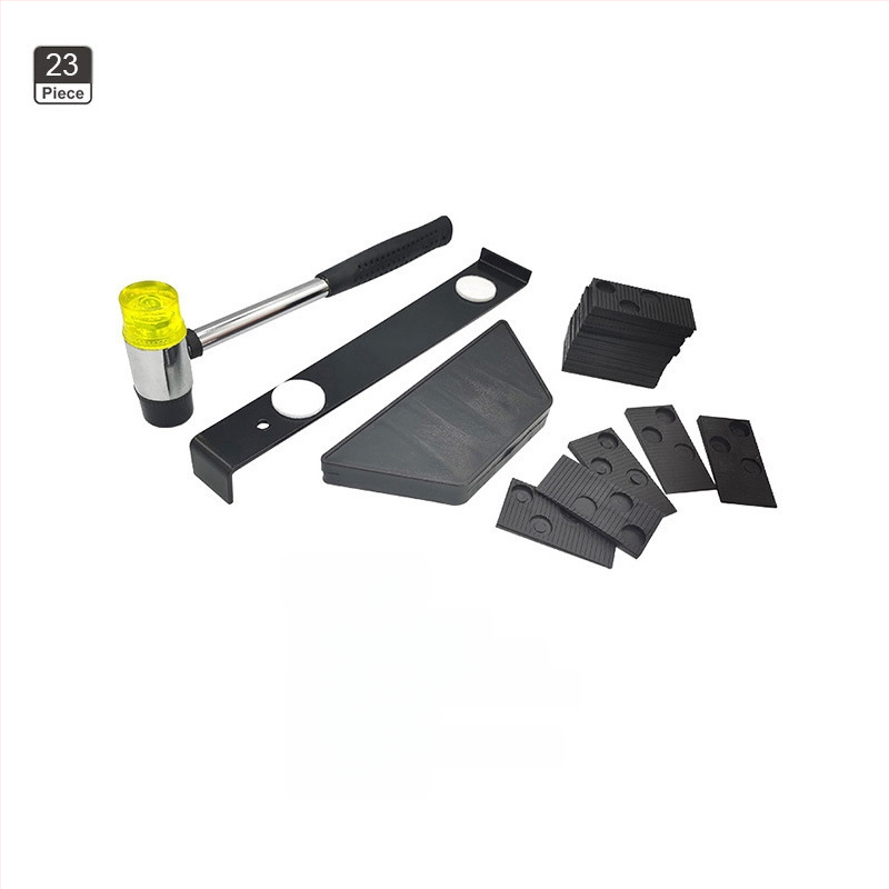 Комплект инструменти за монтиране на дървен под – въглеродна стомана, 45 части, 1,65 кг, 35/40 мм, Домашна употреба