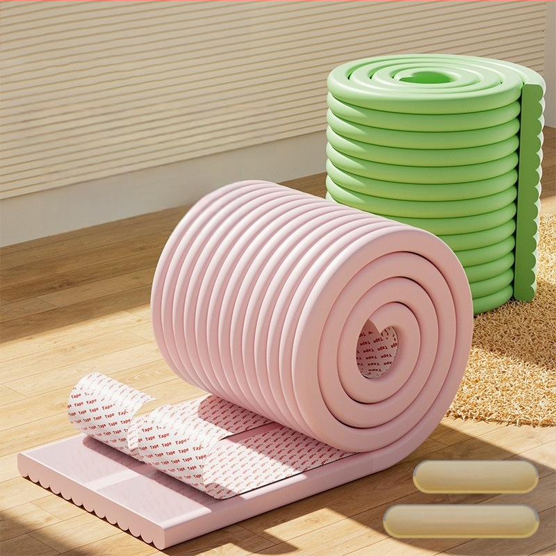 Παιδική λωρίδα προστασίας παραθύρου για περβάζι, παχύτερη και φαρδύτερη, με άκρη περιγράμματος και ζεστή επιφάνεια ποδιών